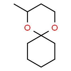 ChemSpider 2D Image | 2-Methyl-1,5-dioxaspiro(5.5)undecane | C10H18O2