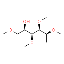 ChemSpider 2D Image | 6-Deoxy-1,3,4,5-tetra-O-methyl-L-glucitol | C10H22O5