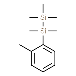 ChemSpider 2D Image | 1,1,1,2,2-Pentamethyl-2-(2-methylphenyl)disilane | C12H22Si2