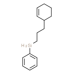 ChemSpider 2D Image | 3-(1-cyclohex-2-enyl)propyl-phenyl-silicon | C15H20Si