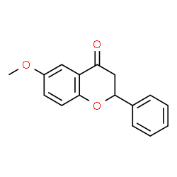 ChemSpider 2D Image | 6-Methoxyflavanone | C16H14O3