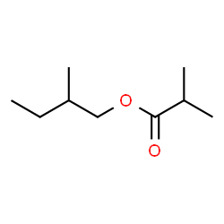 ChemSpider 2D Image | 2-METHYLBUTYL ISOBUTYRATE | C9H18O2