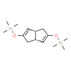 ChemSpider 2D Image | [(3aR,6aR)-1,3a,4,6a-Tetrahydropentalene-2,5-diylbis(oxy)]bis(trimethylsilane) | C14H26O2Si2