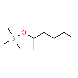 ChemSpider 2D Image | [(5-Iodo-2-pentanyl)oxy](trimethyl)silane | C8H19IOSi