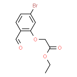 ChemSpider 2D Image | Ethyl (5-bromo-2-formylphenoxy)acetate | C11H11BrO4