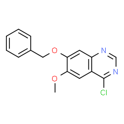 ChemSpider 2D Image | 7-(Benzyloxy)-4-chloro-6-methoxyquinazoline | C16H13ClN2O2