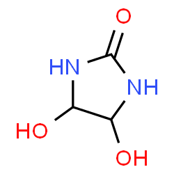 ChemSpider 2D Image | Dihydroxyethyleneurea | C3H6N2O3