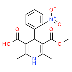 ChemSpider 2D Image | DESISOBUTYL NISOLDIPINE | C16H16N2O6