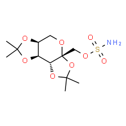 ChemSpider 2D Image | [(3aR,5aS,8aS,8bR)-2,2,7,7-Tetramethyltetrahydro-3aH-bis[1,3]dioxolo[4,5-b:4',5'-d]pyran-3a-yl]methyl sulfamate | C12H21NO8S