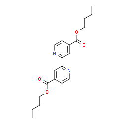ChemSpider 2D Image | Dibutyl-2,2'-bipyridin-4,4'-dicarboxylat | C20H24N2O4