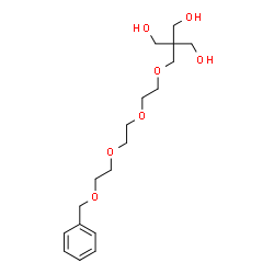 ChemSpider 2D Image | 2-(Hydroxymethyl)-2-(12-phenyl-2,5,8,11-tetraoxadodec-1-yl)-1,3-propanediol | C18H30O7