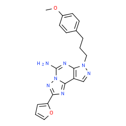 ChemSpider 2D Image | SCH 442416 | C20H19N7O2