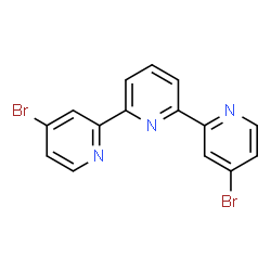 ChemSpider 2D Image | 4,4''-Dibromo-2,2':6',2''-terpyridine | C15H9Br2N3
