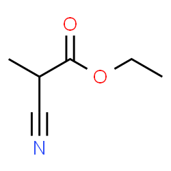 ChemSpider 2D Image | Ethyl 2-cyanopropanoate | C6H9NO2