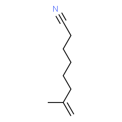 ChemSpider 2D Image | 7-Methyl-7-octenenitrile | C9H15N