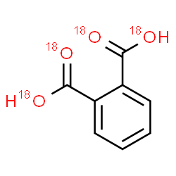 ChemSpider 2D Image | 1,2-Benzene(~18~O_4_)dicarboxylic acid | C8H618O4