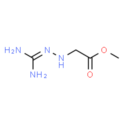 ChemSpider 2D Image | Methyl [2-(diaminomethylene)hydrazino]acetate | C4H10N4O2