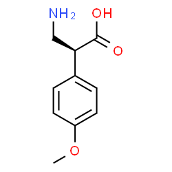 ChemSpider 2D Image | (2S)-3-Amino-2-(4-methoxyphenyl)propanoic acid | C10H13NO3