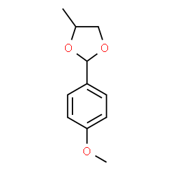 ChemSpider 2D Image | Anisaldehyde propylene glycol acetal | C11H14O3
