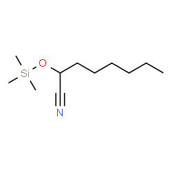 ChemSpider 2D Image | 2-[(Trimethylsilyl)oxy]octanenitrile | C11H23NOSi