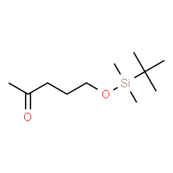 ChemSpider 2D Image | 5-{[Dimethyl(2-methyl-2-propanyl)silyl]oxy}-2-pentanone | C11H24O2Si