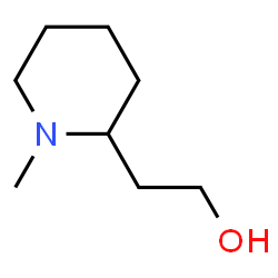 ChemSpider 2D Image | 1-Methyl-2-piperidineethanol | C8H17NO