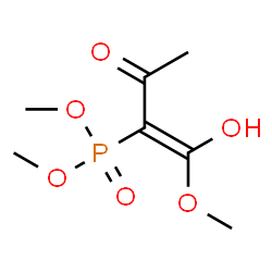 ChemSpider 2D Image | Dimethyl [(1Z)-1-hydroxy-1-methoxy-3-oxo-1-buten-2-yl]phosphonate | C7H13O6P