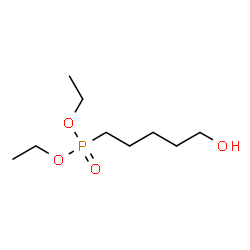 ChemSpider 2D Image | Diethyl (5-hydroxypentyl)phosphonate | C9H21O4P
