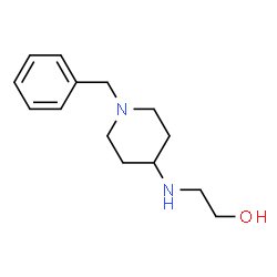 ChemSpider 2D Image | 2-((1-Benzylpiperidin-4-yl)amino)ethanol | C14H22N2O