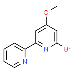 ChemSpider 2D Image | 6-Brom-4-methoxy-2,2'-bipyridin | C11H9BrN2O