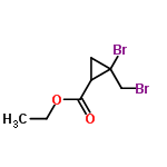 InChI=1/C7H10Br2O2/c1-2-11-6(10)5-3-7(5,9)4-8/h5H,2-4H2,1H3