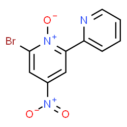 ChemSpider 2D Image | 6-Bromo-4-nitro-2,2'-bipyridine-1-oxide | C10H6BrN3O3