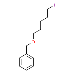 ChemSpider 2D Image | (((5-Iodopentyl)oxy)methyl)benzene | C12H17IO