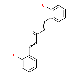 ChemSpider 2D Image | 1,5-Bis(2-hydroxyphenyl)-1,4-pentadien-3-one | C17H14O3