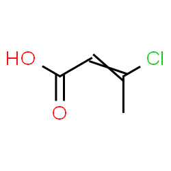 ChemSpider 2D Image | 3-Chloro-2-butenoic acid | C4H5ClO2