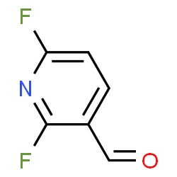 ChemSpider 2D Image | 2,6-Difluoronicotinaldehyde | C6H3F2NO