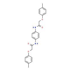 ChemSpider 2D Image | N,N'-1,4-Phenylenebis[2-(4-methylphenoxy)acetamide] | C24H24N2O4
