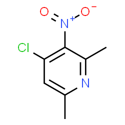 ChemSpider 2D Image | 4-Chloro-2,6-dimethyl-3-nitropyridine | C7H7ClN2O2