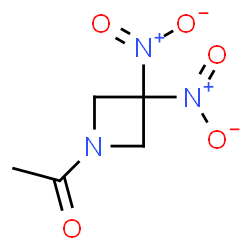 ChemSpider 2D Image | 1-(3,3-Dinitro-1-azetidinyl)ethanone | C5H7N3O5