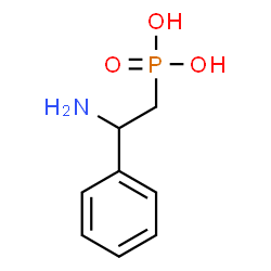 ChemSpider 2D Image | (2-Amino-2-phenylethyl)phosphonic acid | C8H12NO3P