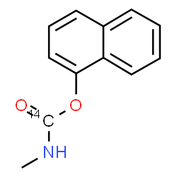 ChemSpider 2D Image | 1-Naphthyl methyl(~14~C)carbamate | C1114CH11NO2