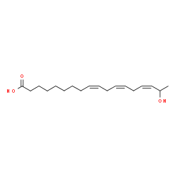 ChemSpider 2D Image | 17-Hydroxylinolenic acid | C18H30O3