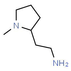 ChemSpider 2D Image | 2-(2-Aminoethyl)-1-methylpyrrolidine | C7H16N2