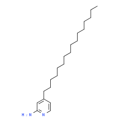 ChemSpider 2D Image | 4-Hexadecyl-2-pyridinamine | C21H38N2