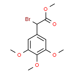 ChemSpider 2D Image | Methyl bromo(3,4,5-trimethoxyphenyl)acetate | C12H15BrO5