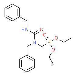 ChemSpider 2D Image | Diethyl {[benzyl(benzylcarbamoyl)amino]methyl}phosphonate | C20H27N2O4P