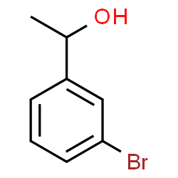 ChemSpider 2D Image | 1-(3-Bromophenyl)ethanol | C8H9BrO
