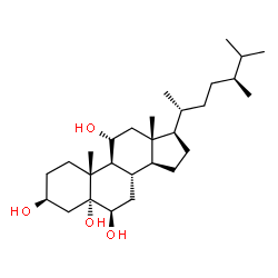 ChemSpider 2D Image | sarcoaldesterol B | C28H50O4