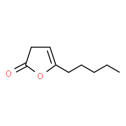ChemSpider 2D Image | 5-Pentylfuran-2(3H)-one | C9H14O2