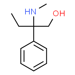 ChemSpider 2D Image | 2-(Methylamino)-2-phenyl-1-butanol | C11H17NO